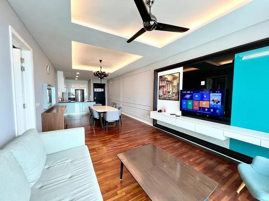 The Shore River Condo 3Br/7Pax/Wi-Fi/6Mindr2Jonker Malacca 0*,  Malaysia
