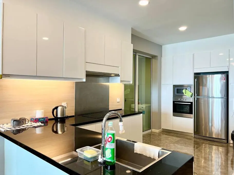 The Shore River Condo 3Br/7Pax/Wi-Fi/6Mindr2Jonker Malacca Apartment