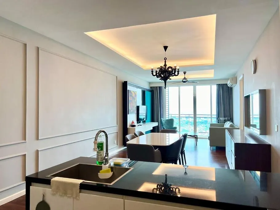 The Shore River Condo 3Br/7Pax/Wi-Fi/6Mindr2Jonker Malacca Apartment