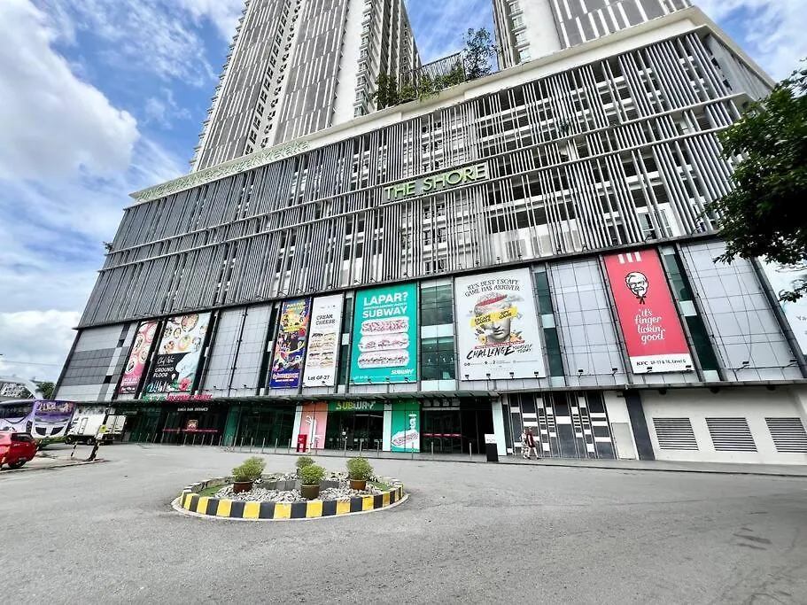 The Shore River Condo 3Br/7Pax/Wi-Fi/6Mindr2Jonker Malacca Apartment